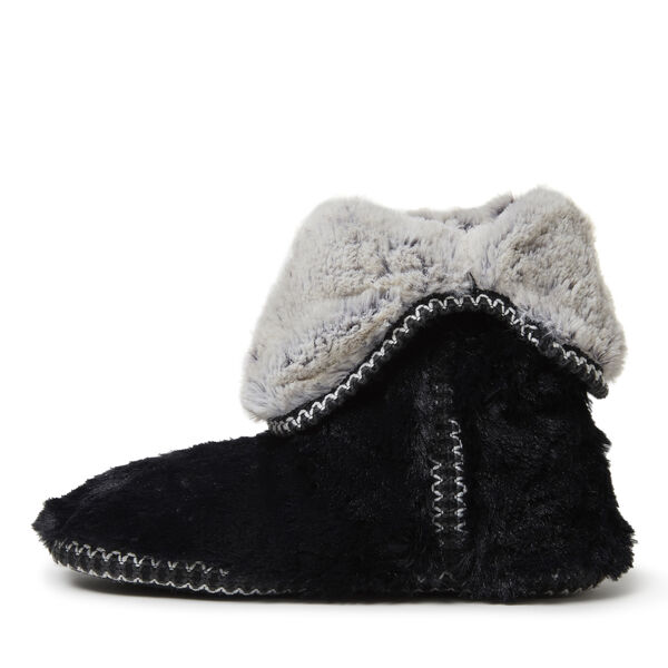 Dearfoams Women's Beth Faux Fur Foldown Bootie