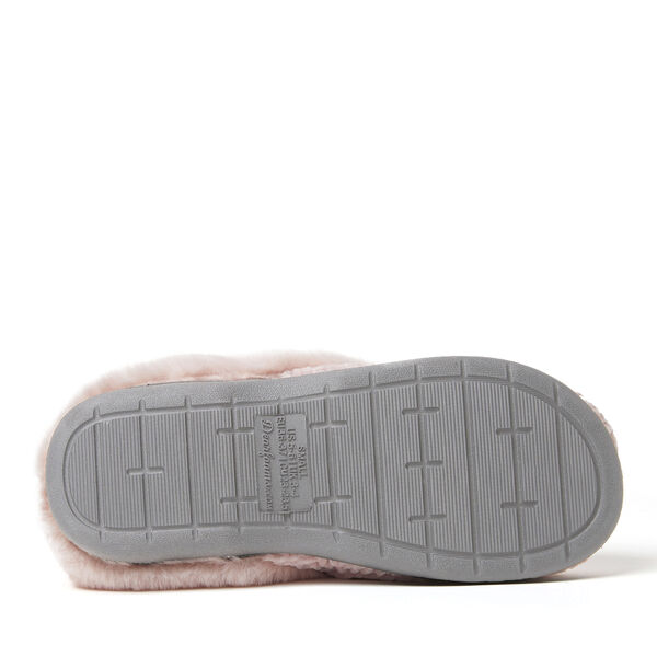 Dearfoams Women's Claire Cable Knit Chenille Clog