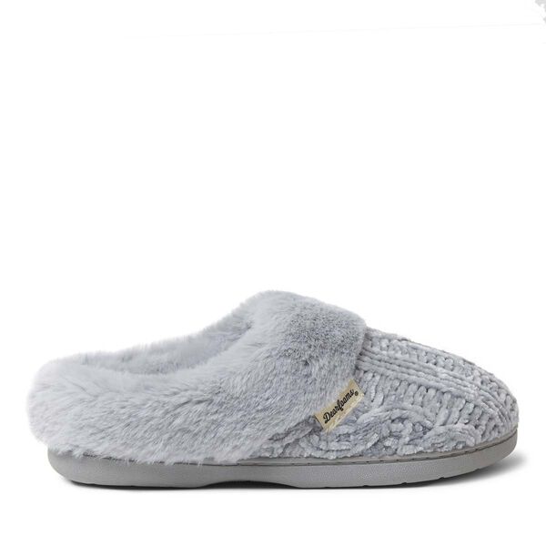 Dearfoams Women's Claire Cable Knit Chenille Clog