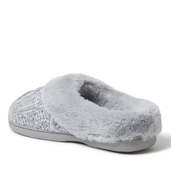 Dearfoams Women's Claire Cable Knit Chenille Clog