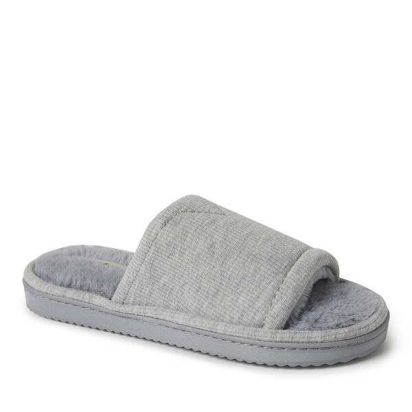 dearfoams Women's Demi Rib Knit Slide dearfoams Women's Demi Rib Knit Slide