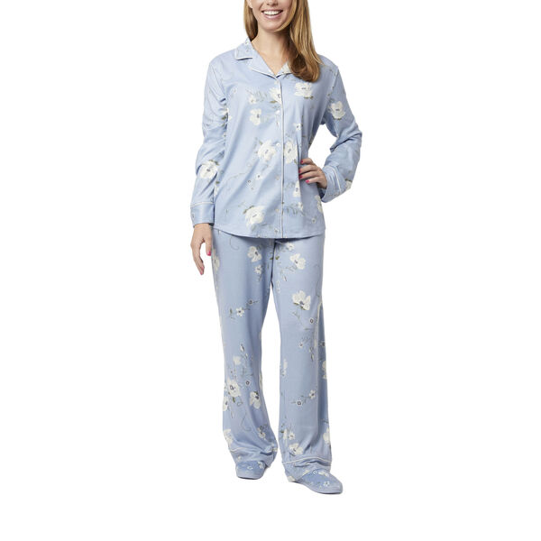 Dearfoams Women's Floral Two-Piece Pajama Set