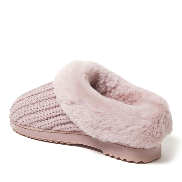 Dearfoams Women's Hannah Festive Knit Clog