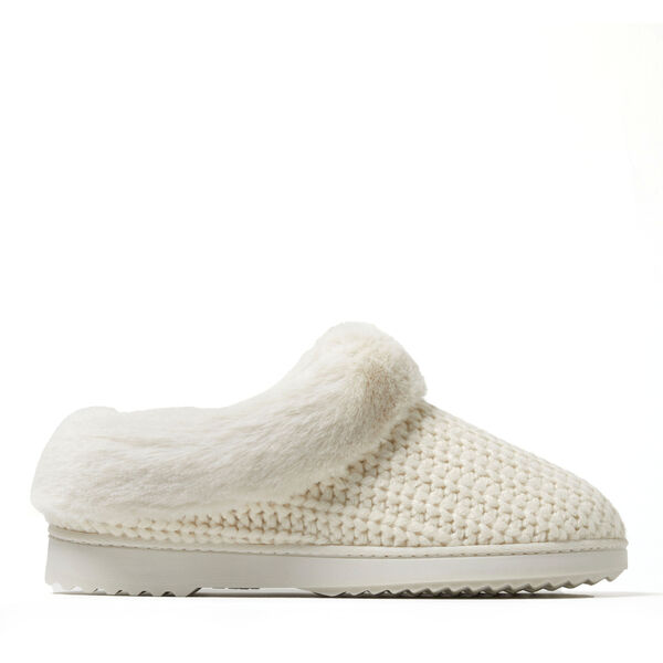 Dearfoams Women's Hannah Festive Knit Clog