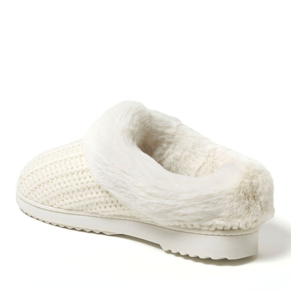 Dearfoams Women's Hannah Festive Knit Clog