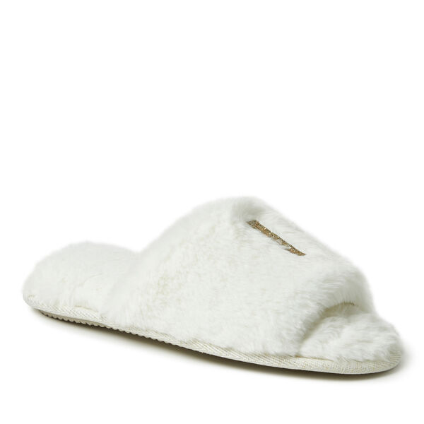 Dearfoams Women's I Do And I Do Crew Slide Slipper