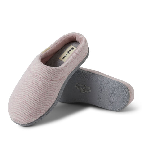 Dearfoams Women's Lacey Rib Knit Clog