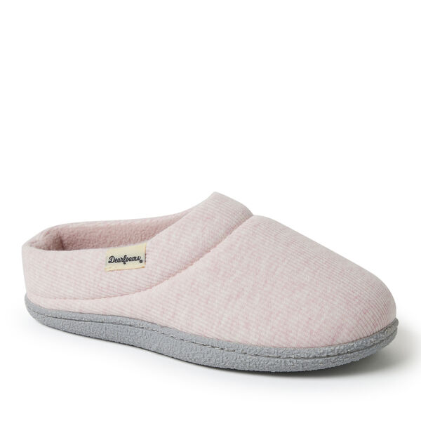 dearfoams Women's Lacey Rib Knit Clog