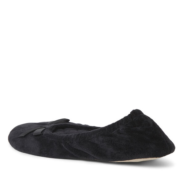 Dearfoams Women's Layla Velour Ballerina Slipper