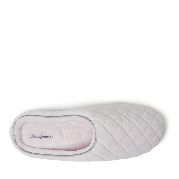 Dearfoams Women's Leslie Quilted Terry Clog