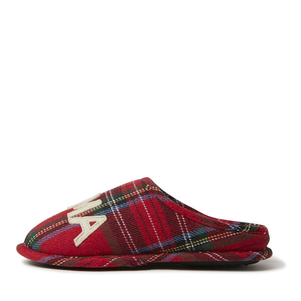 Dearfoams Women's Mama Bear Plaid Clog Slippers