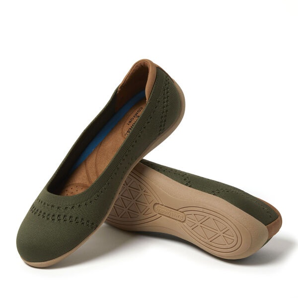 Dearfoams Women's Misty Ballet Flat