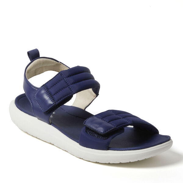 dearfoams Women's Thea Quarter Strap Sandal