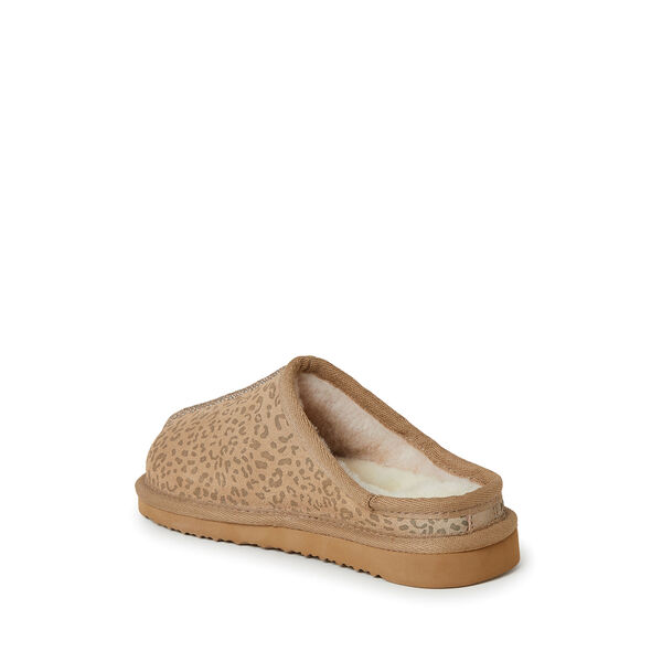 Dearfoams Kid's Fireside By Dearfoams Dempsey Genuine Shearling Clog Slipper