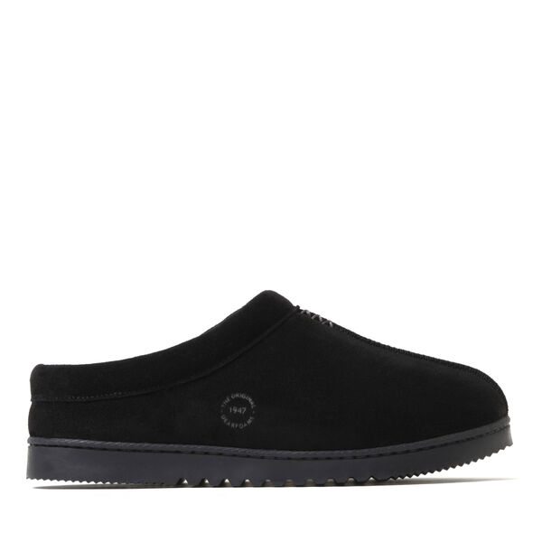 Dearfoams Men's Dean Genuine Suede Clog With Prayer Seam