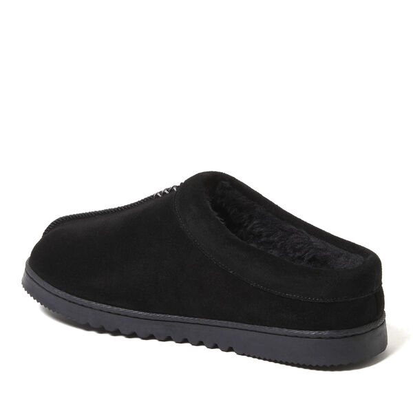 Dearfoams Men's Dean Genuine Suede Clog With Prayer Seam