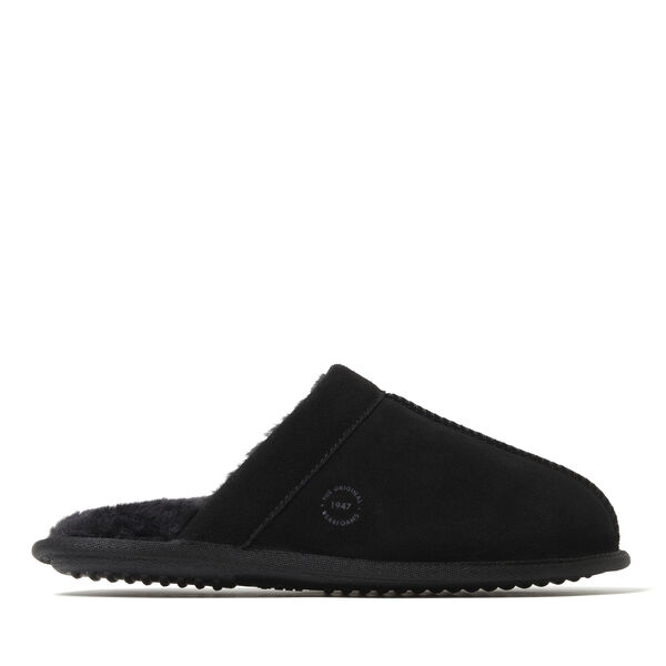 Dearfoams Men's Kirk Genuine Suede Scuff With Prayer Seam