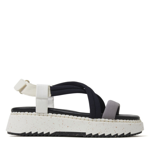 Dearfoams Women's Daylen Adjustable Strap Platform Sandal