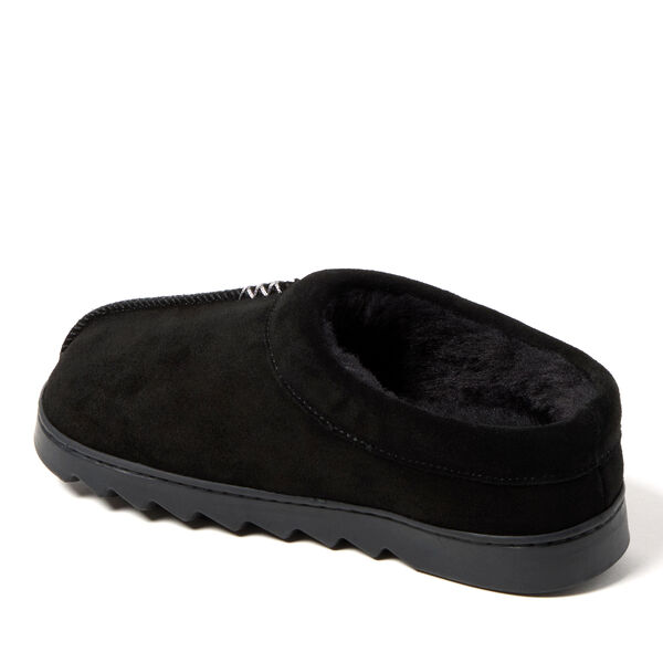 Dearfoams Women's Doreen Genuine Suede Clog With Prayer Seam