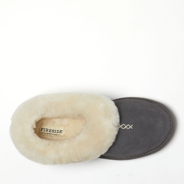 Dearfoams Women's Fireside By Dearfoams Adelaide Genuine Shearling Clog Slipper