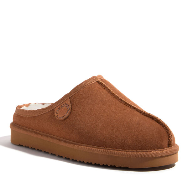 dearfoams Women's Fireside by Dearfoams Greta Genuine Shearling Clog