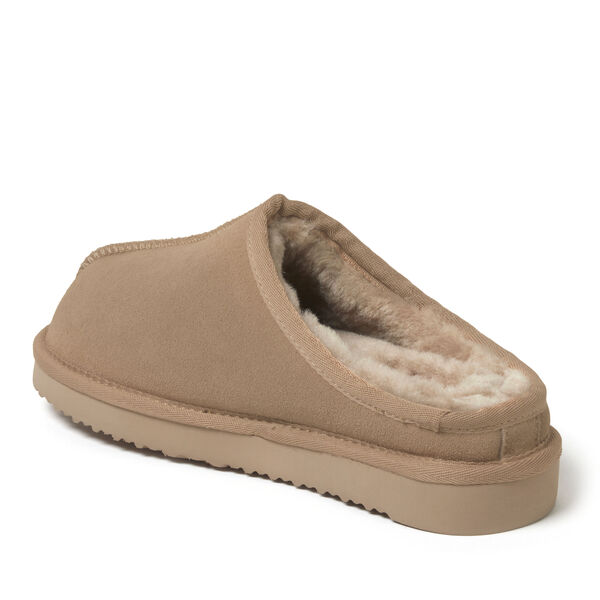 Dearfoams Women's Fireside By Dearfoams Greta Genuine Shearling Clog