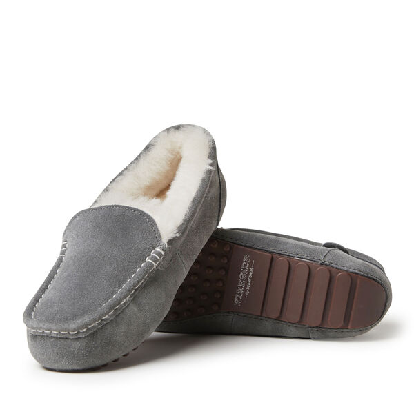 Dearfoams Women's Fireside By Dearfoams Mel Genuine Shearling Moccasin
