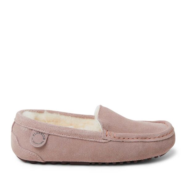 Dearfoams Women's Fireside By Dearfoams Mel Genuine Shearling Moccasin