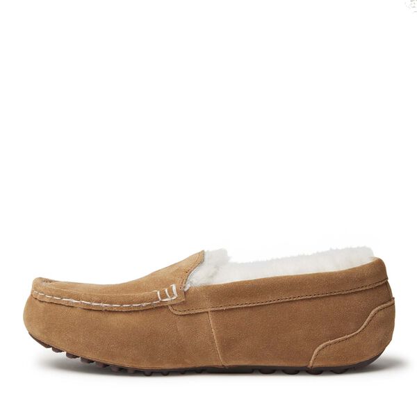 Dearfoams Women's Fireside By Dearfoams Mel Genuine Shearling Moccasin