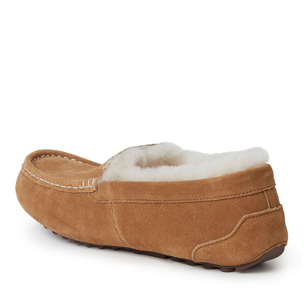 Dearfoams Women's Fireside By Dearfoams Mel Genuine Shearling Moccasin