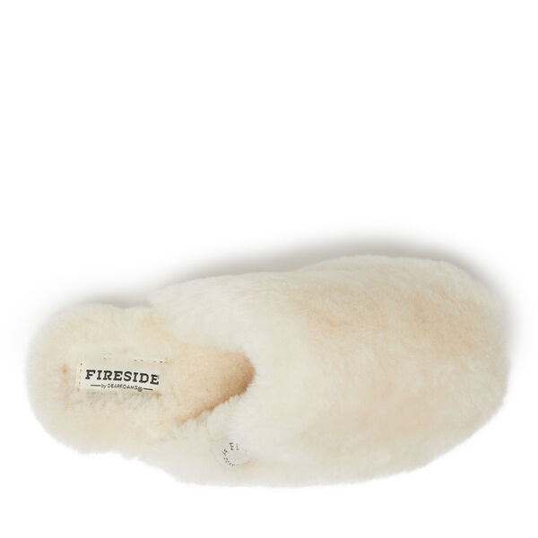 Dearfoams Women's Fireside By Dearfoams Shelly Beach Genuine Shearling Scuff