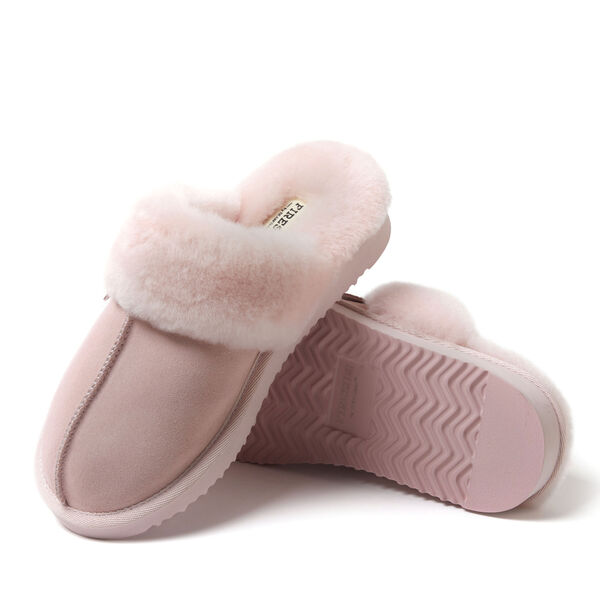 Dearfoams Women's Fireside By Dearfoams Sydney Genuine Shearling Scuff