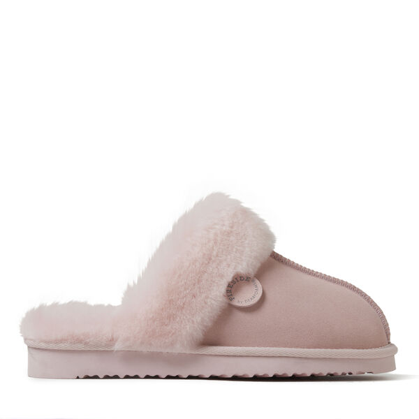 Dearfoams Women's Fireside By Dearfoams Sydney Genuine Shearling Scuff