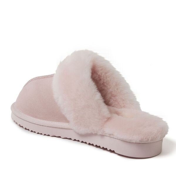 Dearfoams Women's Fireside By Dearfoams Sydney Genuine Shearling Scuff