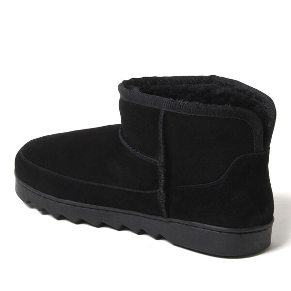 Dearfoams Women's Gretchen Genuine Suede Mini Bootie