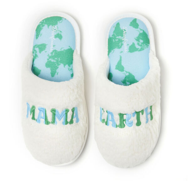 dearfoams Women's Mama Earth Scuff With Regnr8 Technology Slippers