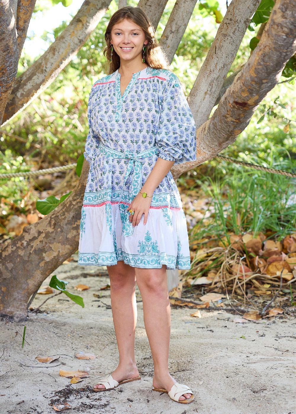 debbie katz Adalin Mini Dress Green