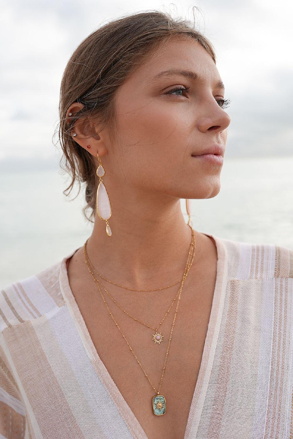 Debbie Katz Adeena (Cat Eye Stone Rose)