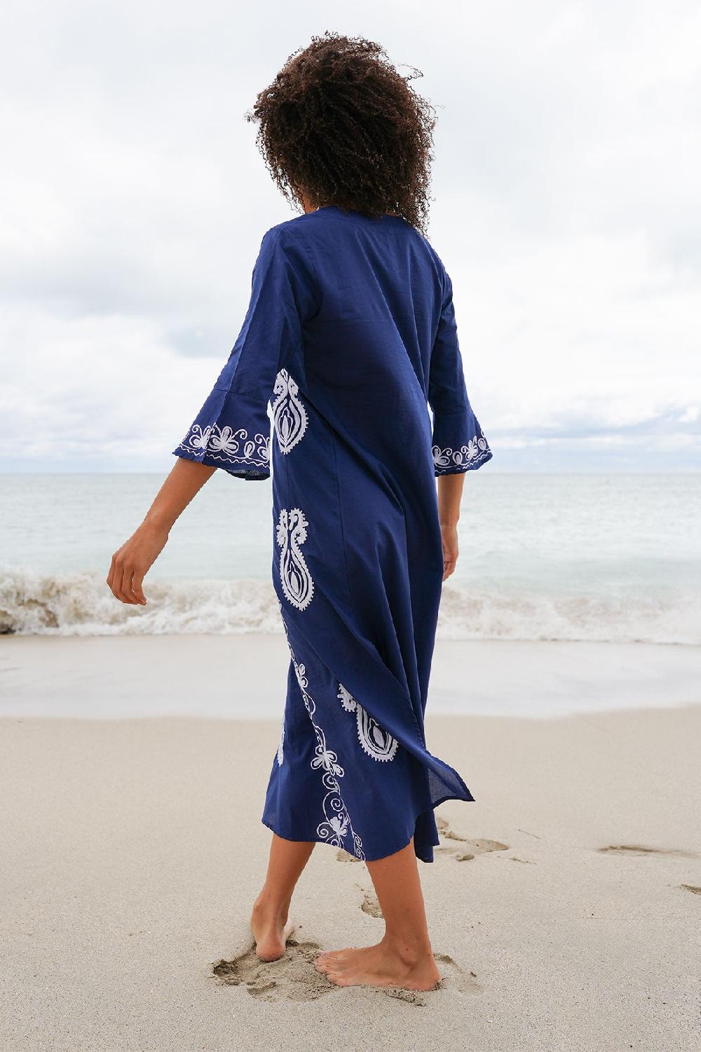 Debbie Katz Agustina Tunic Navy White