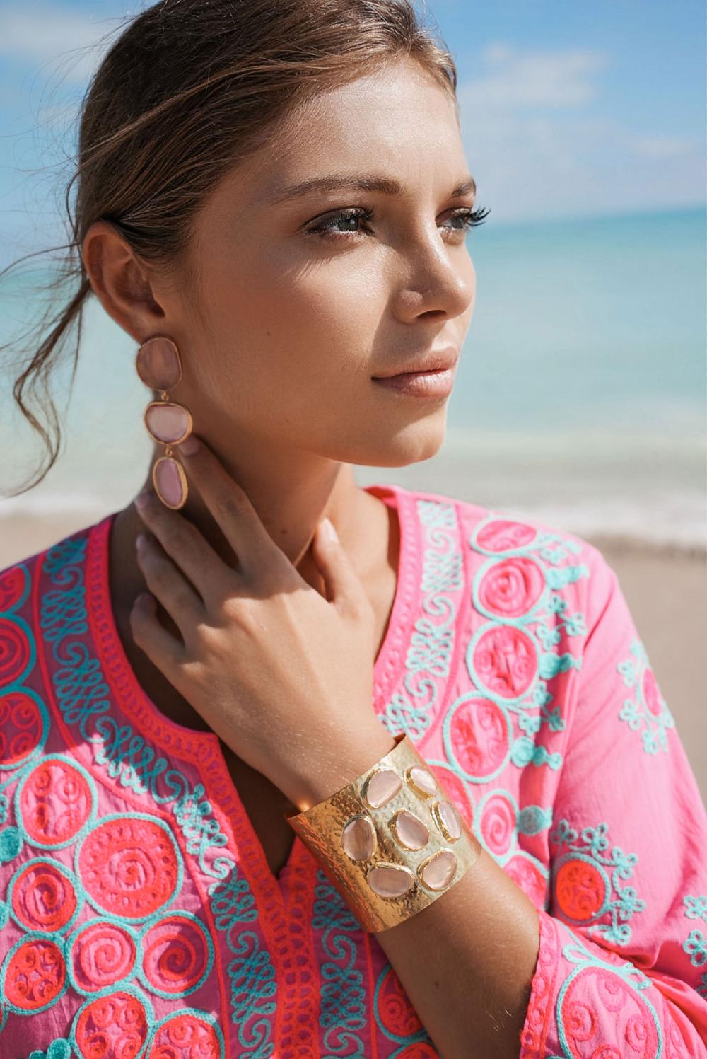 Debbie Katz Aida (Cat Eye Stone Blush)