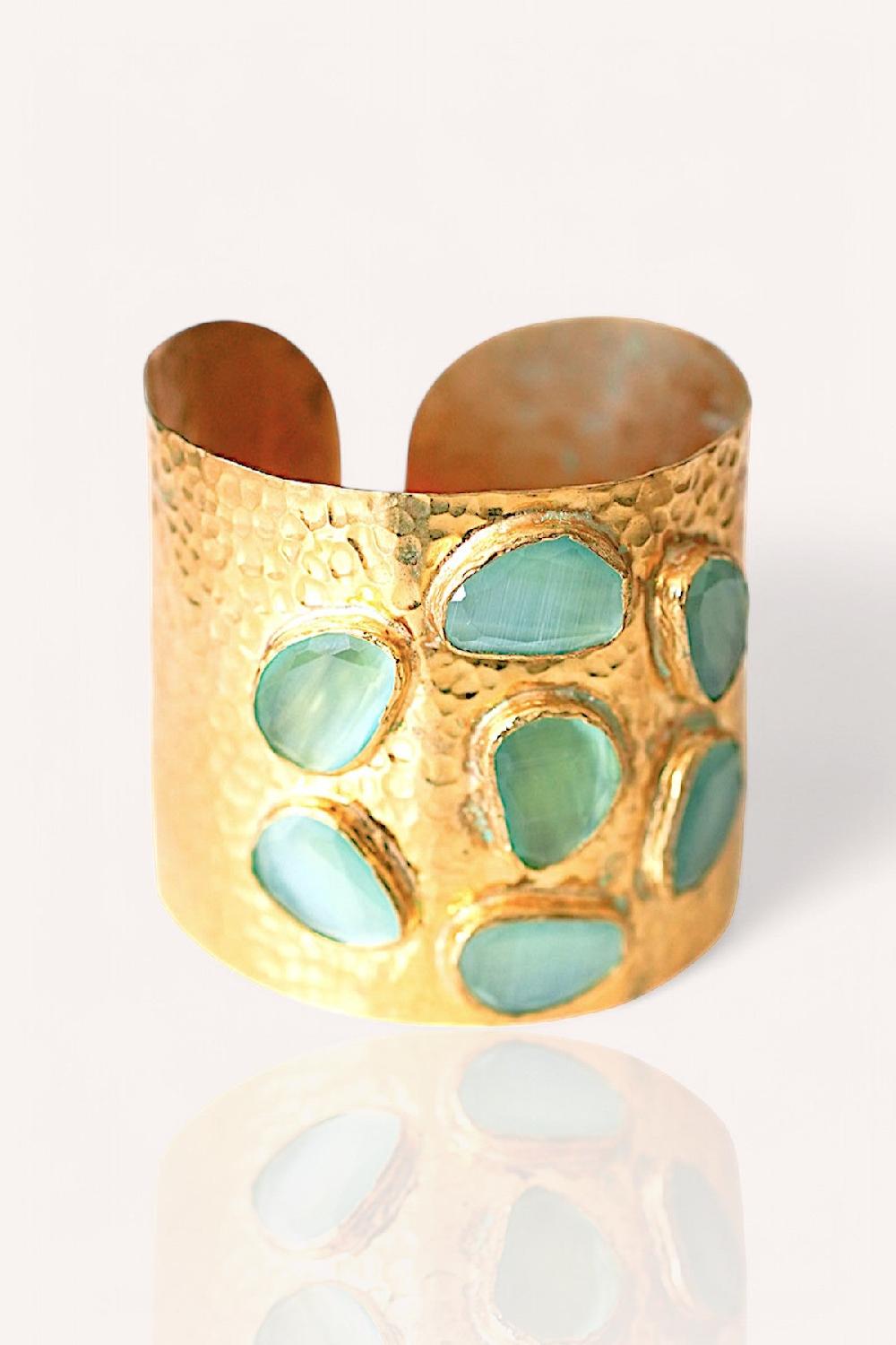 Debbie Katz Aida (Cat Eye Stone Turquoise)