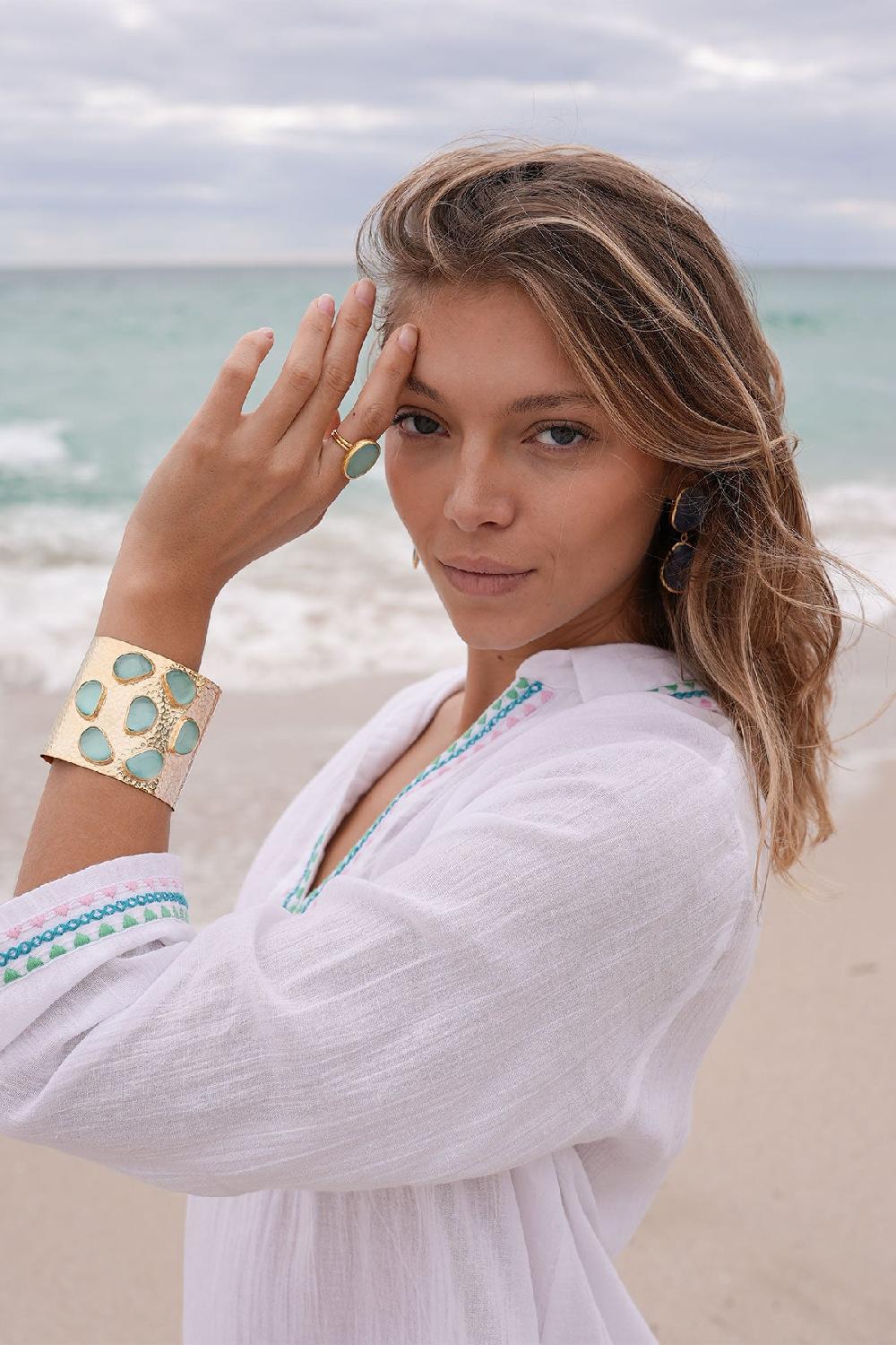 debbie katz Aida (Cat Eye Stone Turquoise)