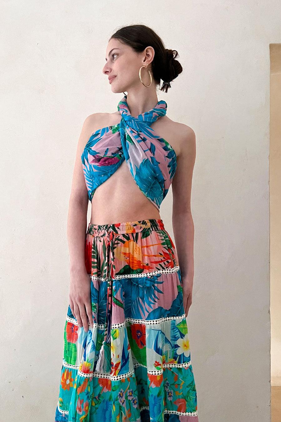 Debbie Katz Anita Maxi Boho Skirt