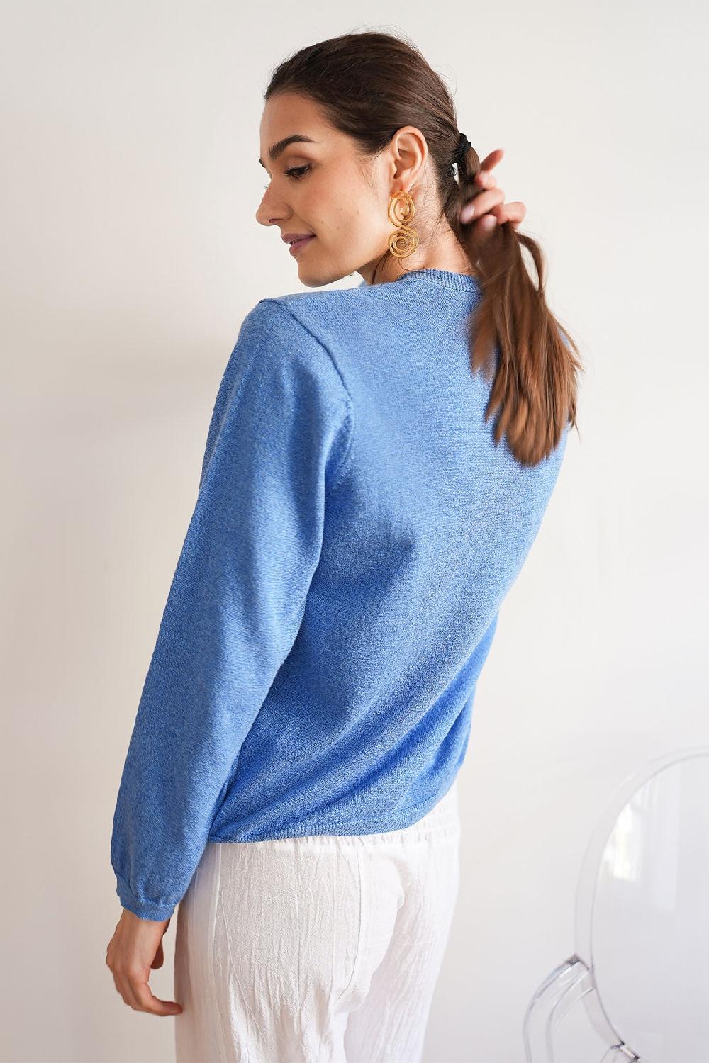 Debbie Katz Aura Blue Lurex