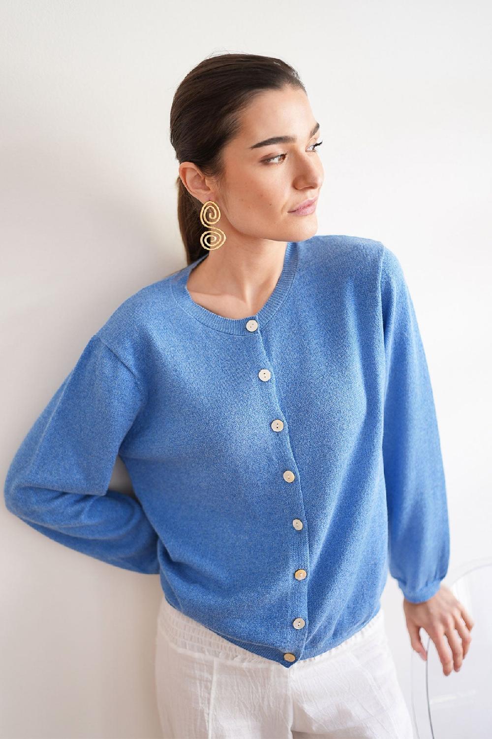 debbie katz Aura Blue Lurex