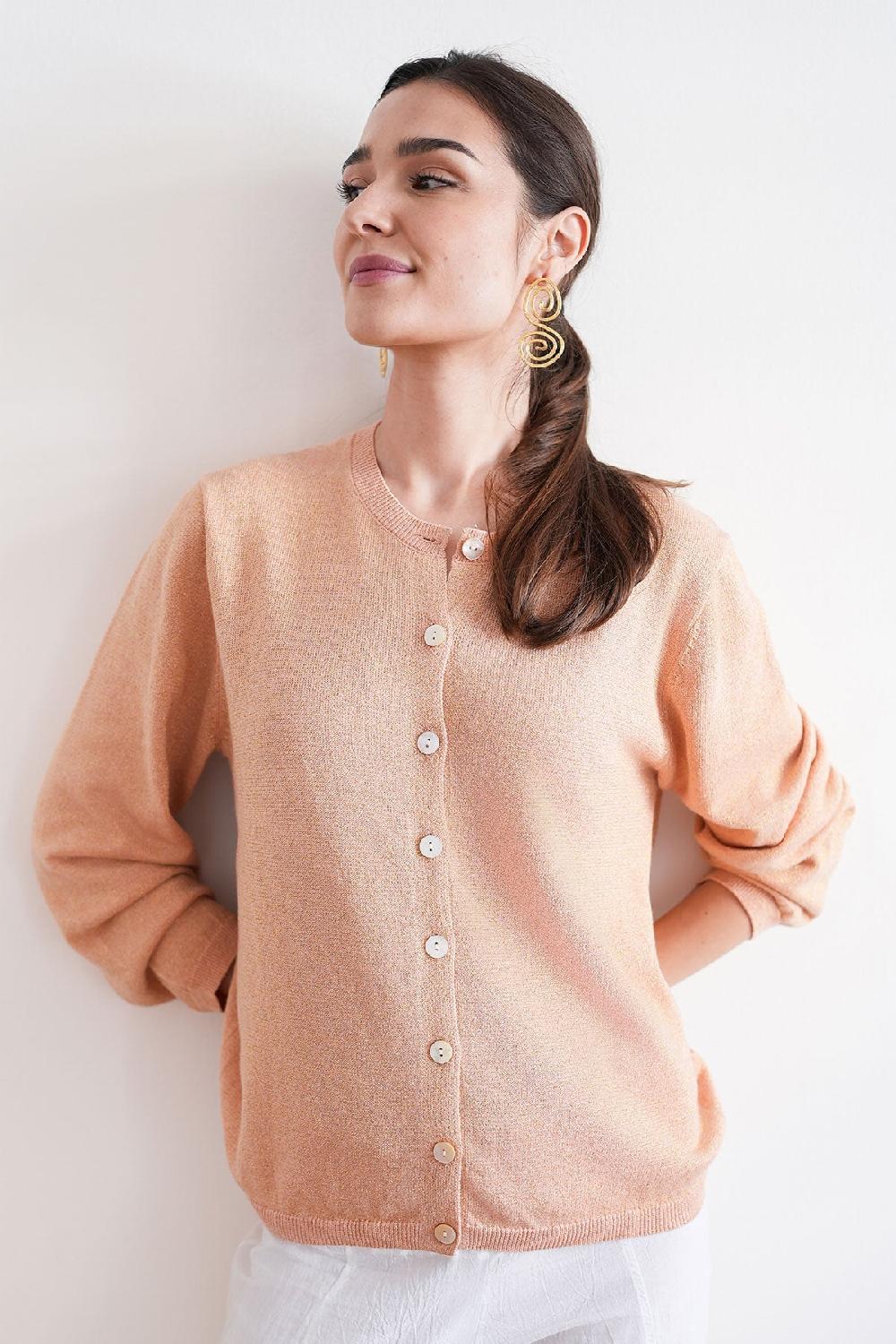 debbie katz Aura Peach Lurex