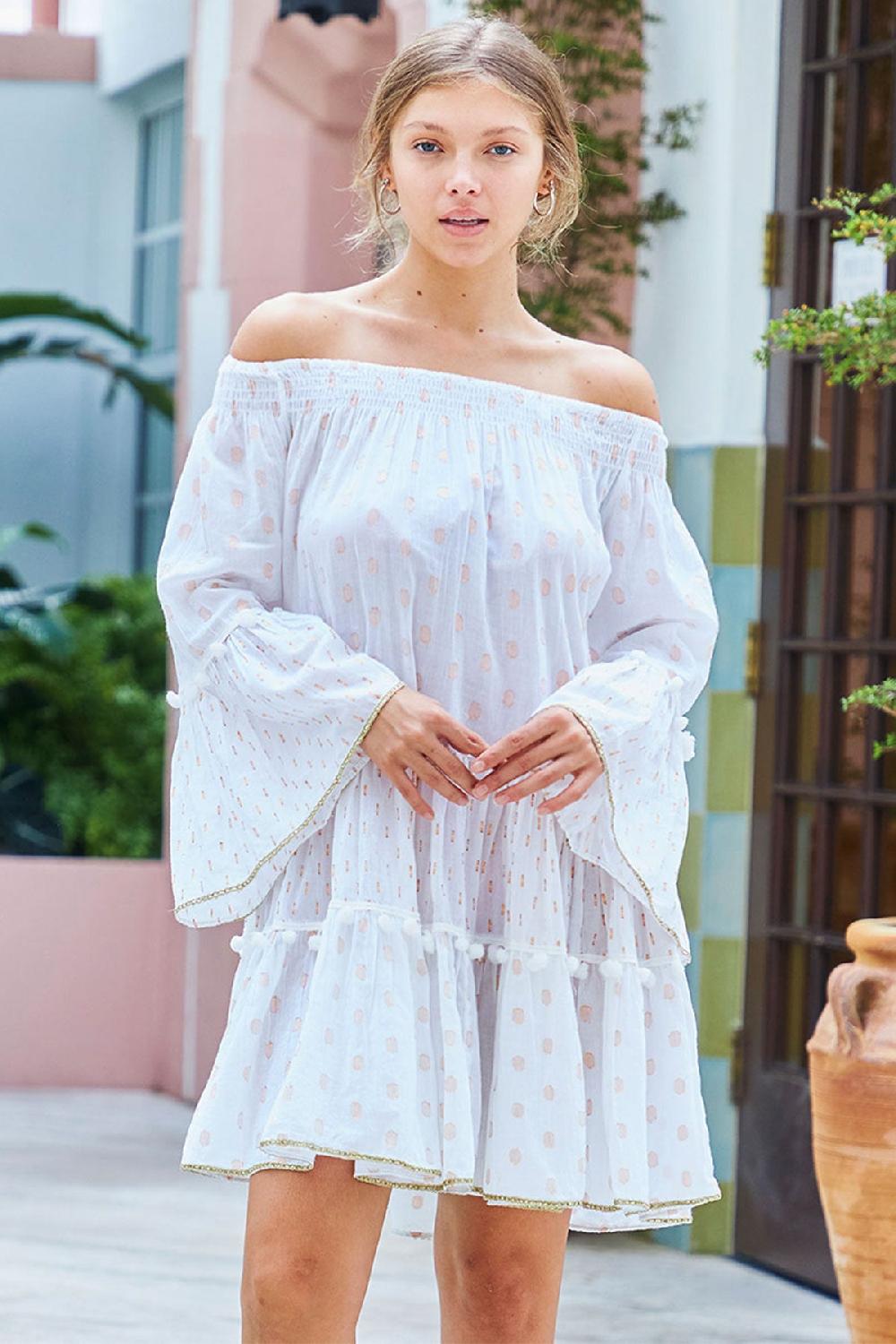 debbie katz Bea Dress White