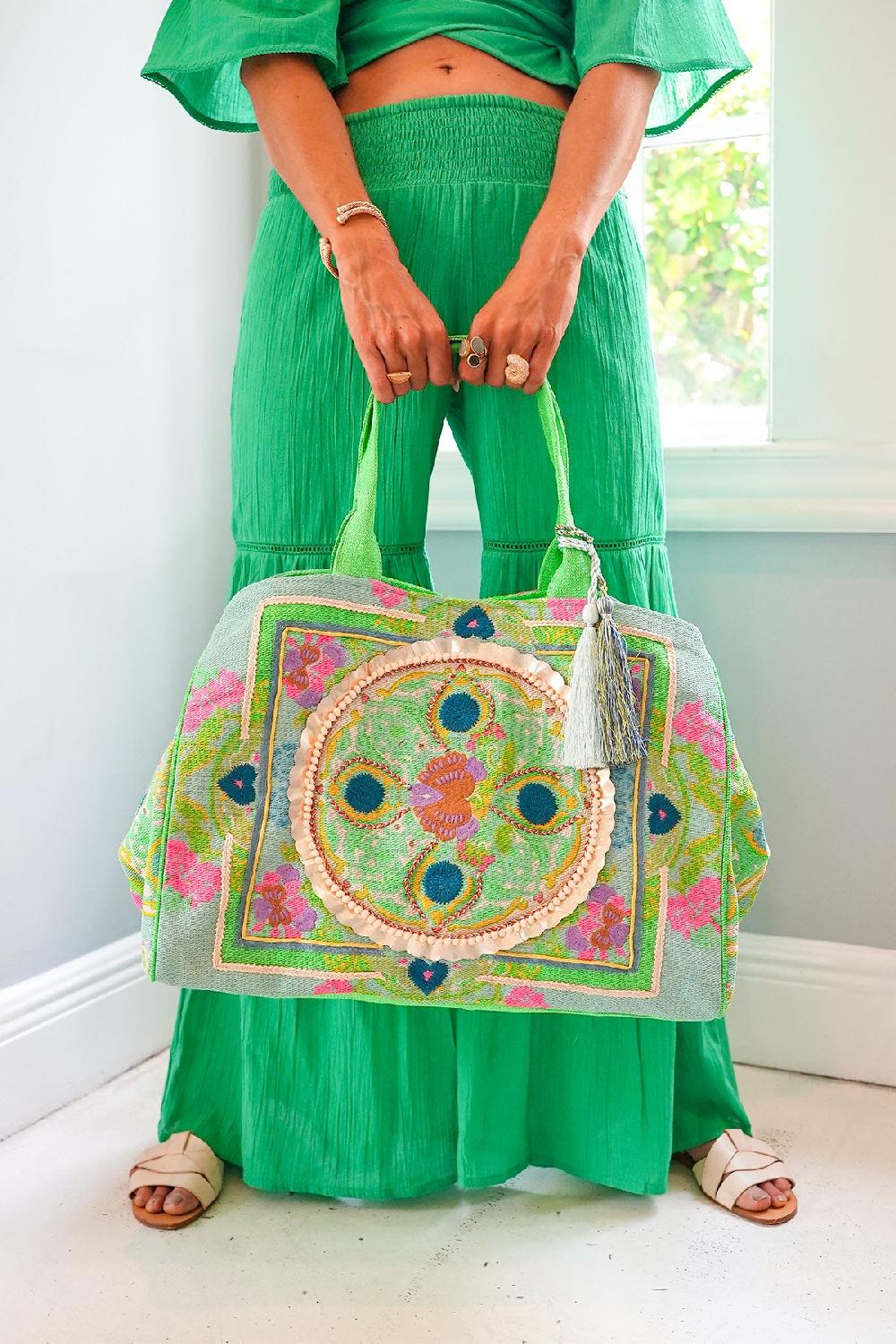 debbie katz Boho Bag Lurex Ocean