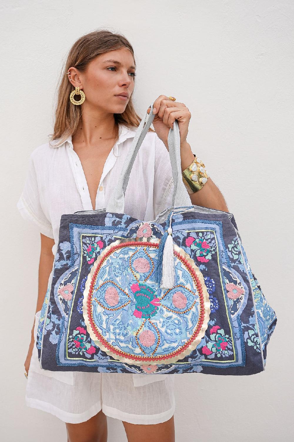 Debbie Katz Boho Bag Navy