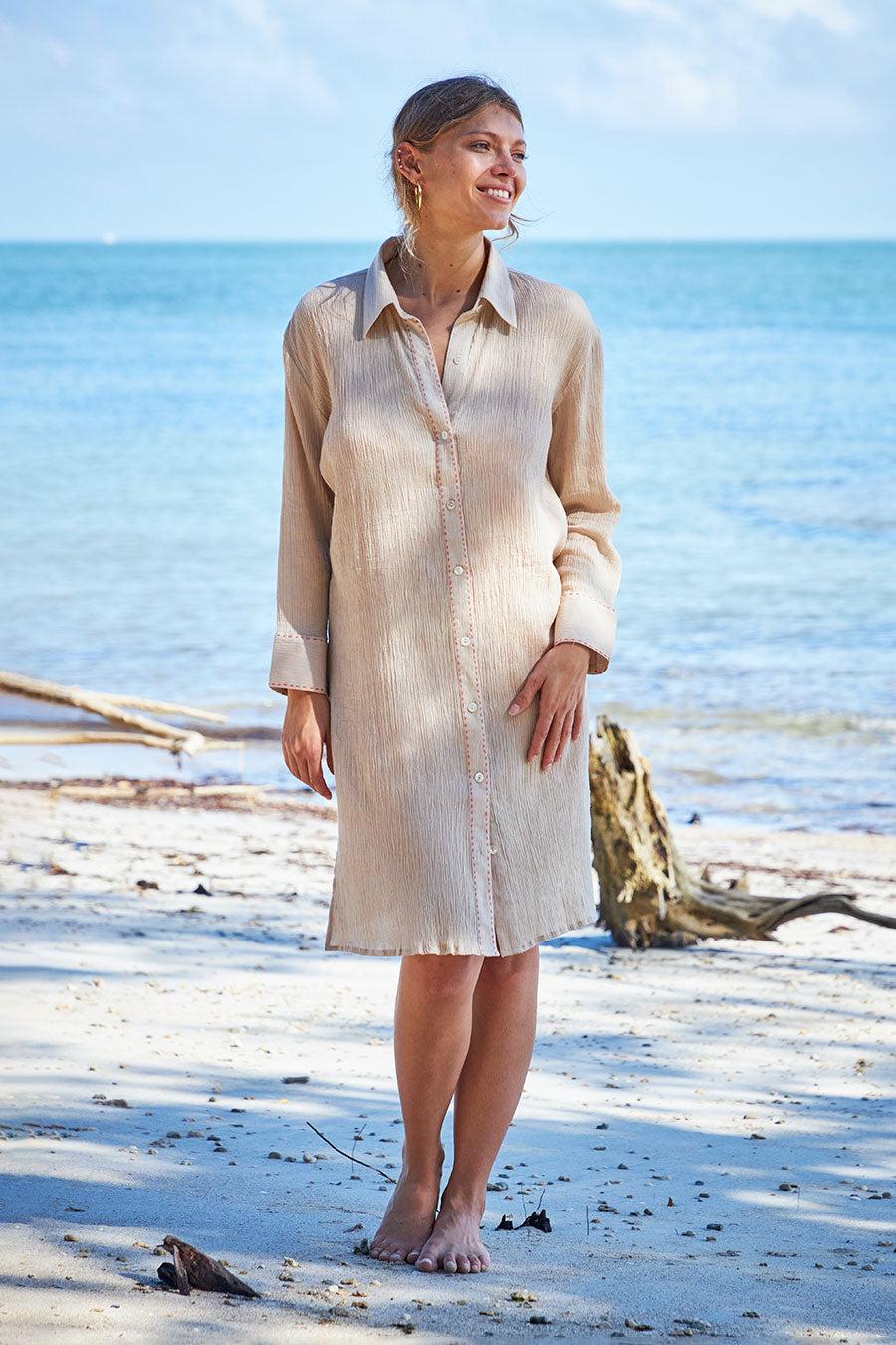 Debbie Katz Brando Tunic Cream